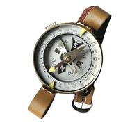 ycezw Bussola con cinturino per orologio, bussola luminosa da campeggio, bussola per orologio di sopravvivenza portatile, bussola da polso impermeabile con display che brilla al buio per