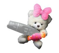 ycezw Decorazione per bambole a orso interni auto, bambola orso barra di arresto per auto | Decorazione con del cambio per bambola orso in peluche | Interni per auto leggeri e portatili per