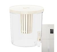 ycezw Dispenser per bevande per frigorifero | Contenitore per bevande - Contenitore per bevande da 4,5 litri con rubinetto e filtro contenitore a chiusura ermetica
