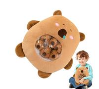 ycezw Giocattolo Capybara Plush, Cuscino In Peluche Capybara | con 6 Piccole Bambole Capybara Plush Dolls | Cuscino Di Supporto Lombare per La Decorazione Divano, Decorazione Maggio