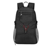 ycezw Hiking Travel Backpack - Lightweight Day Pack, Durable Travelling Sport, Packable Rucksack Walking Camping | Daypacks for Women Outdoor Back Pack Reflective Stripes Cell Phone Wallet, Nero