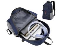 ycezw Hiking Travel Backpack - Lightweight Day Pack, Durable Travelling Sport, Packable Rucksack Walking Camping | Daypacks for Women Outdoor Back Pack Reflective Stripes Cell Phone Wallet, blu scuro