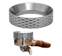ycezw Imbuto dosatore caffè, imbuto dosatore magnetico - Imbuto per anello di dosaggio magnetico in lega di alluminio | Accessori quantitativi per la raccolta della polvere per macchina da caffè