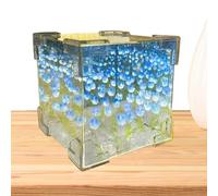 ycezw Lampada notturna a di tulipani, lampada da tavolo a di tulipani, lampada da tavolo a di, lampada da comodino da scrivania, illuminazione ambientale, decorazione per la