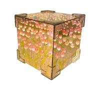 ycezw Lampada notturna a di tulipani, lampada da tavolo a di tulipani, lampada da tavolo a di, lampada da comodino da scrivania, illuminazione ambientale, decorazione per la