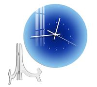 ycezw Lettore di Ora acrilico Decorativo - Dissolvenza a Colore, Timer artistico | Assemblaggio a Parete Tranquillo, Cerchio di Scia in Stile Moderno, Spazi da pranzo,