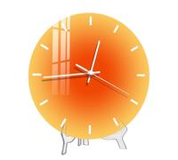 ycezw Lettore di Ora acrilico Decorativo - Dissolvenza a Colore, Timer artistico | Assemblaggio a Parete Tranquillo, Cerchio di Scia in Stile Moderno, Spazi da pranzo,