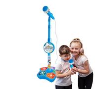 ycezw Macchina per karaoke portatile, Macchina per karaoke con microfono | Macchina per karaoke con altezza regolabile - Giocattolo canoro Smart Connection con luce per il compleanno e l'anniversario
