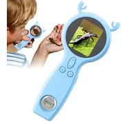 ycezw Microscopio portatile, microscopio tascabile | Ingrandimento HD Magnifier digitale 50x - lente d'ingrandimento multifunzionale a due lenti, supporta l'acquisizione di foto e video per la