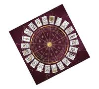 ycezw Panno Altar,Coperta in tessuto per carte di tarocchi e altare | Panno metafisico per oroscopi, giochi da tavolo e pratiche di divinazione con carte zodiacali e oracoli