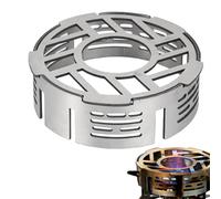 ycezw Parabrezza della stufa di Campeggio - Bloccante del della stufa, Anello del Parabrezza della Griglia per Il Camp | Parabrezza portatile resistente al Calore della Stufa di Campo in Acciaio