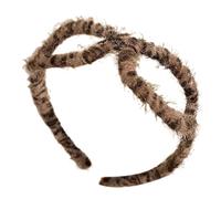 ycezw Peluga fascia, fascia per leopardo | Brava per la cura della pelle a di occhiali,Hoop per capelli con stampa leopardata, elegante copricapo per la faccia di lavaggio del trucco da yoga spa