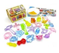 ycezw Pool Treasure - Scatola Pirata da Immersione con Diamanti Brillanti | Set di Formazione di Cristalli Sottomarini per Bambini, Imparare Giocattoli per Nuoto