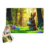 ycezw Puzzle di Pasqua,Puzzle di Pasqua | Simpatico coniglietto Puzzle,Decorazione domestica, Immagine del modello del coniglio, decorazione natalizia, Forniture di Pasqua del fumetto