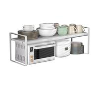 ycezw Ripiani da cucina per bancone da bancone da cucina allungabile per forno a microonde, scaffale per lavello regolabile, supporto portaoggetti da cucina, scaffale