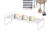 ycezw Scaffali da bancone da cucina,Ripiani da banco, Supporto allungabile per microonde, Elevatore per ripiano lavello regolabile, organizer da cucina e supporto per,