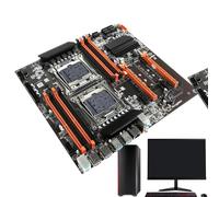 ycezw Scheda madre per videogiochi, PC Scheda madre per PC - 256GB X99 PC Scheda madre CPU a doppio canale - Scheda madre USB 3.0 PC Scheda madre DDR4 per processori CPU