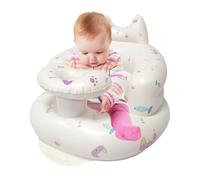 ycezw Sedia gonfiabile per bambini, pieghevole, multifunzionale, con simpatico motivo, supporto per la schiena, sedia portatile per imparare a bambini dai 3 mesi in su, con pompa integrata che