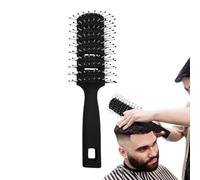 ycezw Spazzola per asciugare i capelli, pettine a costine | Spazzola districante antistatica,Pettine per capelli massaggiante a coste, spazzola per capelli a nove file per uomini e donne, impugnatura