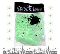 ycezw Spiders Webs Decorations Stretch Soft Reusable Spooky Glows Halloween