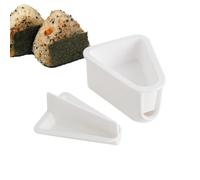ycezw Stampo per riso, stampo per palline di riso - Kit di pressa per stampi per produttore di palline Triangle,Stampo per sushi classico a grandi palline di riso, kit di produzione per