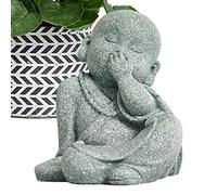 ycezw Statua di Buddha per Bambini - Ornamento del Cinese, Statuetta in Resina spensierata, Simpatico Regalo Zen | Mini Scultura Decorativa Presente per armadietto del Vino, Supporto TV, Zona