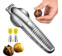 ycezw Strumento di schiaccianoci per schiaccianoci - Tagliacarui, Schiaccianoci con impugnatura antiscivolo, strumenti da cucina, strumento ergonomico per cracking noci pecan per il noce