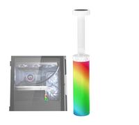 ycezw Supporto per scheda grafica ARGB, supporto per scheda grafica verticale | Supporto per scheda grafica verticale 5 V 3 pin,Lega di alluminio regolabile con luci a LED, porta scheda per