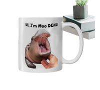 ycezw Tazza carina ippopotamo, tazza ippopotamo | Ippopotami animali del fumetto che disegna tazze | Tazza da caffè da 12 oz, tazza da caffè in ceramica ippopotamo, tazza da tè, tazza