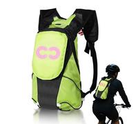 ycezw Zaino da moto a LED, con illuminazione atmosferica, borsa multi-scomparto con illuminazione per donne, uomini, viaggi, città, campeggio, equitazione, corsa, pendolarismo, attività all'aperto