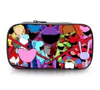 YCFAIIKG Astuccio Anime Astuccio Per Matite, Smiling 3D Matita Case, Astucci Per Bambini Scuola, Scuola Forniture per Ufficio per Studenti Ragazza Ragazzo