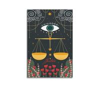 YCGYMX Quadro decorativo da parete a tema giustizia, con occhi e squame, decorazione per stanza, poster moderno per la famiglia, per soggiorno, stampa artistica da parete su tela, 30 x 45 cm