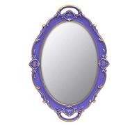 YCHMIR Specchio da parete ovale, 36 x 25 cm, stile vintage, colore: viola