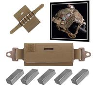 YChoolco Borsa contrappeso for Casco tattico Borsa contrappeso NVG con Cinque Blocchi di Contrasto for Casco da Paintball Ops Fast Airsoft(CB)