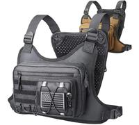 YChoolco Borsa sul petto Marsupio da petto per uomo e donna Marsupio tattico con fondina Marsupio da petto per sport all'aria aperta e allenamenti(Dark Gray)