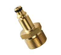 YCHUCH 1. Adattatore ad innesto rapido in ottone resistente per idropulitrici da 6,35 mm e utensili per tubi da giardino, rondella ad alta pressione si collega rapidamente