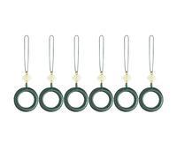 YCHUCH 10 pz culturale intrecciato portacavi con chiusura ergonomica leggero a prova di perdita catene telefoniche decorazione borsa leggera, Inchiostro verde, Taglia unica