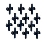 YCHUCH 12 pezzi di sicurezza trampolino Shell Rod Gaps Pad Croci distanziatori a forma di installazione rapida accessori di sicurezza trampolino Shell Rod Gaps Pad