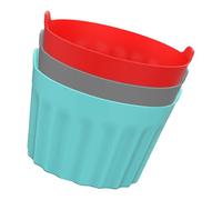 YCHUCH 3/6/9Pcs riutilizzabile grande piccolo stampo aria frittura macchina stampo silicone antiaderente forno a microonde tazza di cottura in silicone tazze