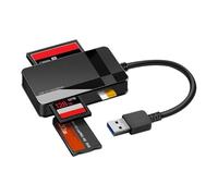 YCHUCH 4 in 1 USB3.0 Adattatori multipli del lettore di schede per schede TF MS di progettazione di trasferimento dati ad alta velocità ABS/lettore di schede del metallo