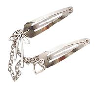 YCHUCH Accessori per capelli, anni 2000 Catena con Frange Bowknot Clip di Capelli Ragazza Coreano Tornante Alla Moda Ornamenti Dei Capelli Styling Clip Decorativo Sidepi