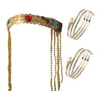 YCHUCH Accessori per capelli, fascia egiziana per cosplay, da donna, a forma di serpente, per Halloween, carnevale, feste, copricapo per adolescenti e adulti