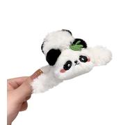 YCHUCH Accessori per capelli, Panda Clip per capelli Cartoon Artiglio Clip di peluche Scrunchies antiscivolo mascella clip ragazza uso quotidiano artiglio per capelli per Updos