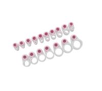 YCHUCH Accessori per la pesca all'aperto Anelli guida per aste Anelli in silicone 15 pezzi/25 pezzi guide in silicone ad alta resistenza