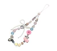 YCHUCH Accessori per telefoni eleganti Portachiavi in rilievo Sofisticato Orso Farfalla Cuore Fascino Per La Decorazione Della Borsa Della Macchina Fotografica Portachiavi Charm