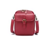 YCHUCH Borsa a tracolla da donna alla moda a doppio strato in pelle PU messaggeri uomo piccola borsa per tutti i giorni borsa da donna borsa a tracolla uomo, B, One Size