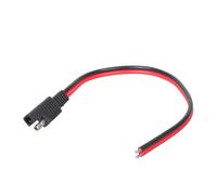 YCHUCH Cavo di alimentazione resistente a 2 pin, 14 AWG DC12/24 V 15 A, connettori universali per applicazioni marine automobilistiche Cavo di alimentazione SAE per automotive