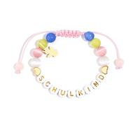YCHUCH Creativo Lettera Bead Braccialetto Con/senza Ciondolo Dettaglio Acrilico Design Da Polso Per Adolescenti Accessori Quotidiani Acrilico, Misura unica, come descritto