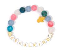 YCHUCH Creativo Lettera Bead Braccialetto Con/senza Ciondolo Dettaglio Acrilico Design Da Polso Per Adolescenti Accessori Quotidiani Acrilico, Misura unica, come descritto