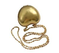 YCHUCH Elegante borsa da sera in pelle PU a forma di cuore per le donne con tracolla staccabile a tracolla borsa a tracolla in pelle PU, Colore canna di fucile., One Size